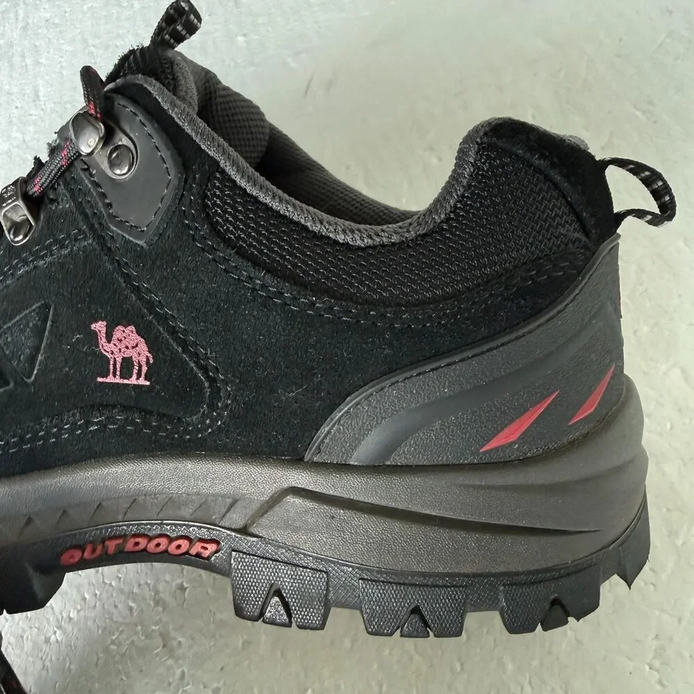 Camel Crown K832026565 Men's Black Lace Up Low Top Hiking Shoes Size US 11.5